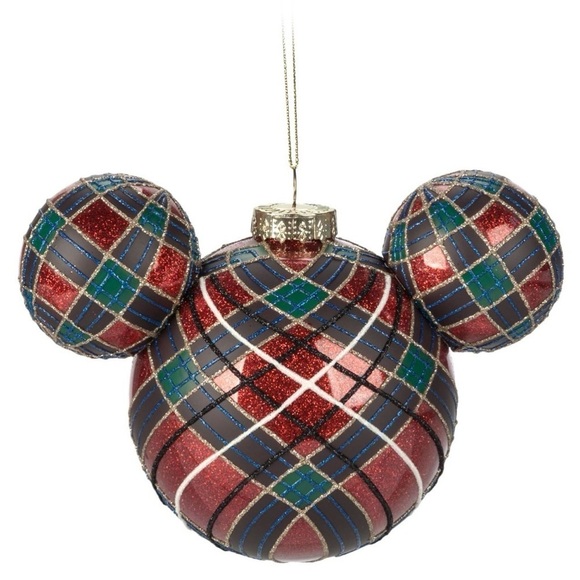 Disney Other - Disney Parks Sketchbook Plaid Mickey Mouse Ornament